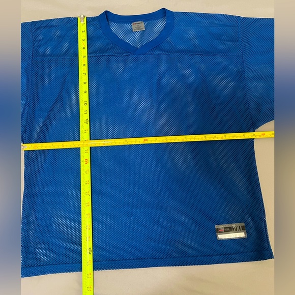 iforce blue mesh net Sports Jersey Tee Shirt Vintage unisex size 2XL youth - Picture 7 of 9